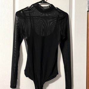 Hollister, sheer bodysuit size small